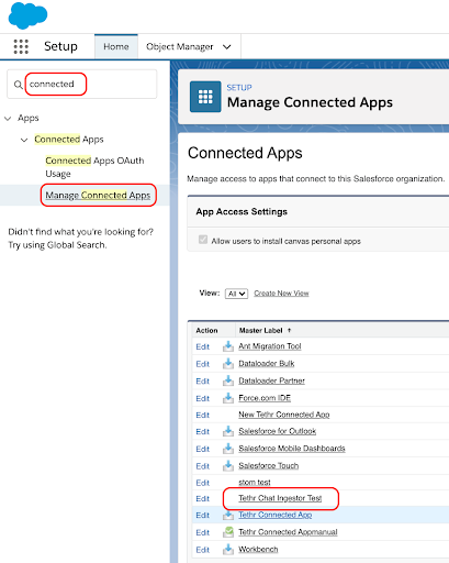 Search_for_and_select_the_managed_app_you_ve_created_in_Salesforce___Integrate_Salesforce_Service_Cloud_chat_with_Tethr.png